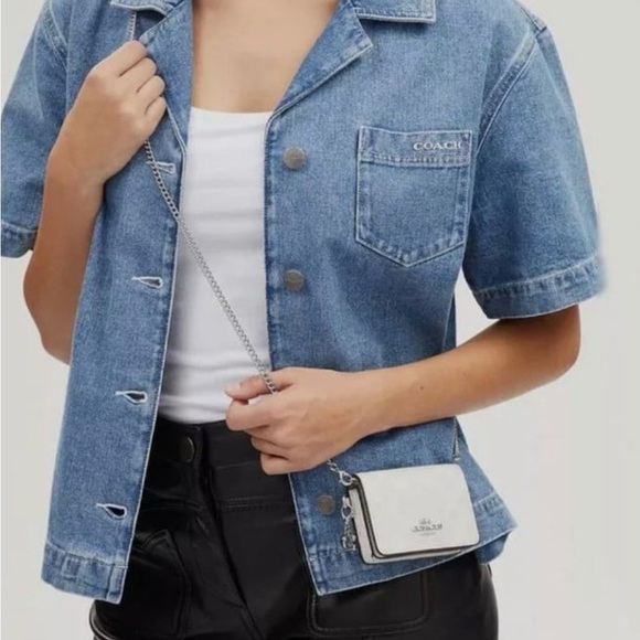 Coach Glacier White Crossbody wallet - Picture 4 of 4